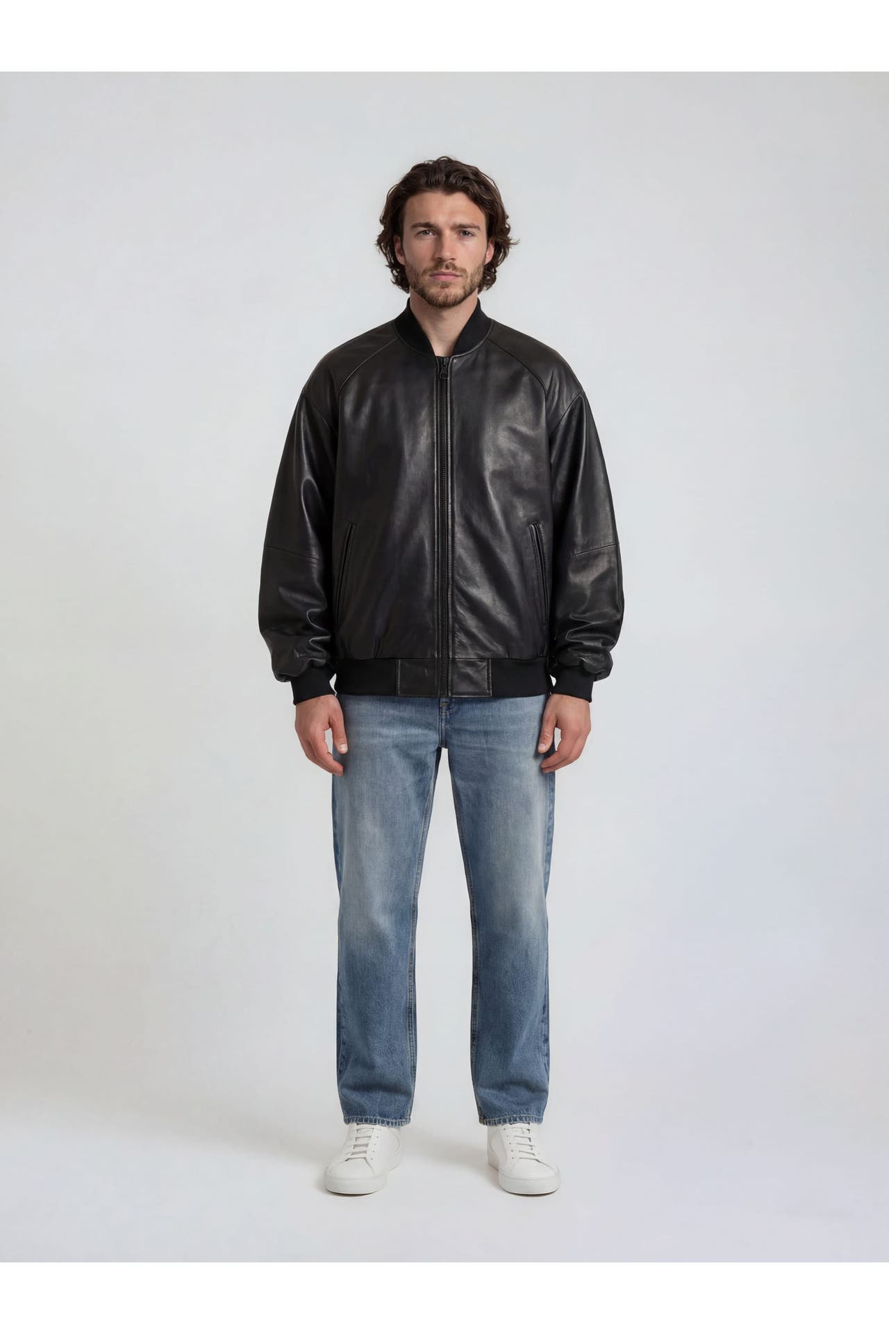 TRUEPRODIGY Lederjacke Filip Schwarz, Bild 1