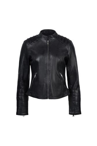 TRUEPRODIGY Lederjacke Raegan Schwarz