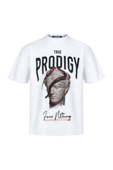 TRUEPRODIGY T-Shirt Jamie F Weiß