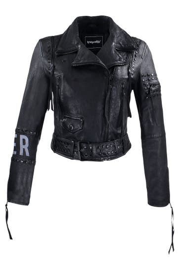 TRUEPRODIGY Lederjacke Ava Schwarz
