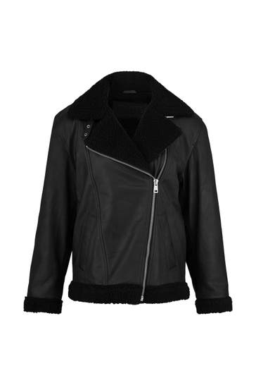 TRUEPRODIGY Lederjacke Alma Schwarz