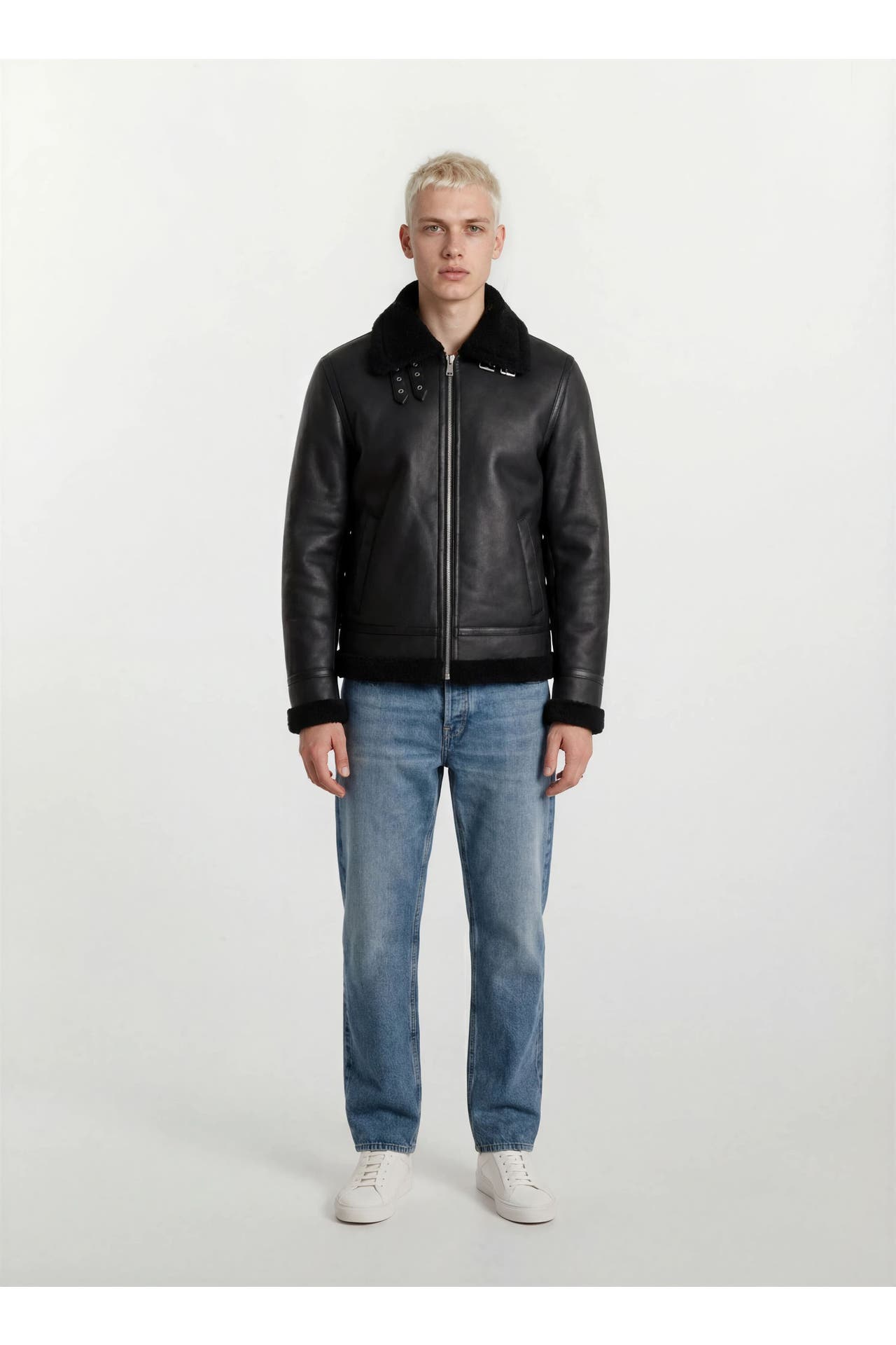 TRUEPRODIGY Lederjacke Keno Schwarz, Bild 1