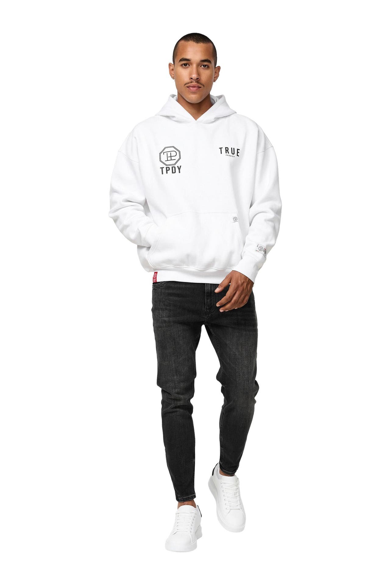 TRUEPRODIGY Hoodie Aaren Weiß, Bild 1