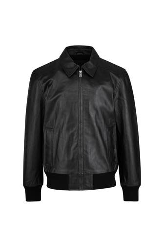 TRUEPRODIGY Lederjacke Yeray Schwarz