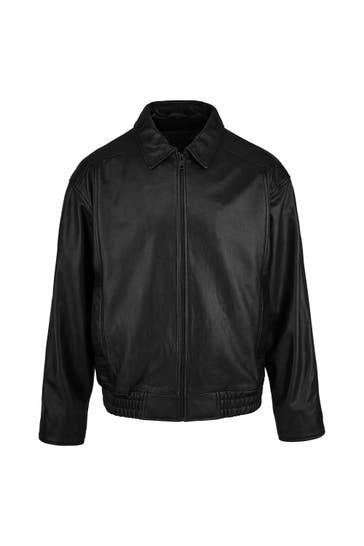 TRUEPRODIGY Lederjacke Pekka Schwarz