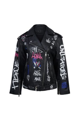 TRUEPRODIGY Lederjacke Anya Schwarz