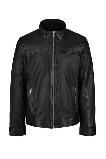TRUEPRODIGY Lederjacke Jarno Schwarz