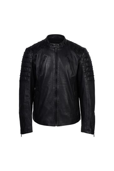 TRUEPRODIGY Lederjacke Dash Schwarz
