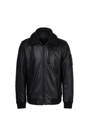 TRUEPRODIGY Lederjacke Blaze Schwarz