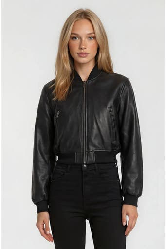 TRUEPRODIGY Lederjacke Paola Schwarz