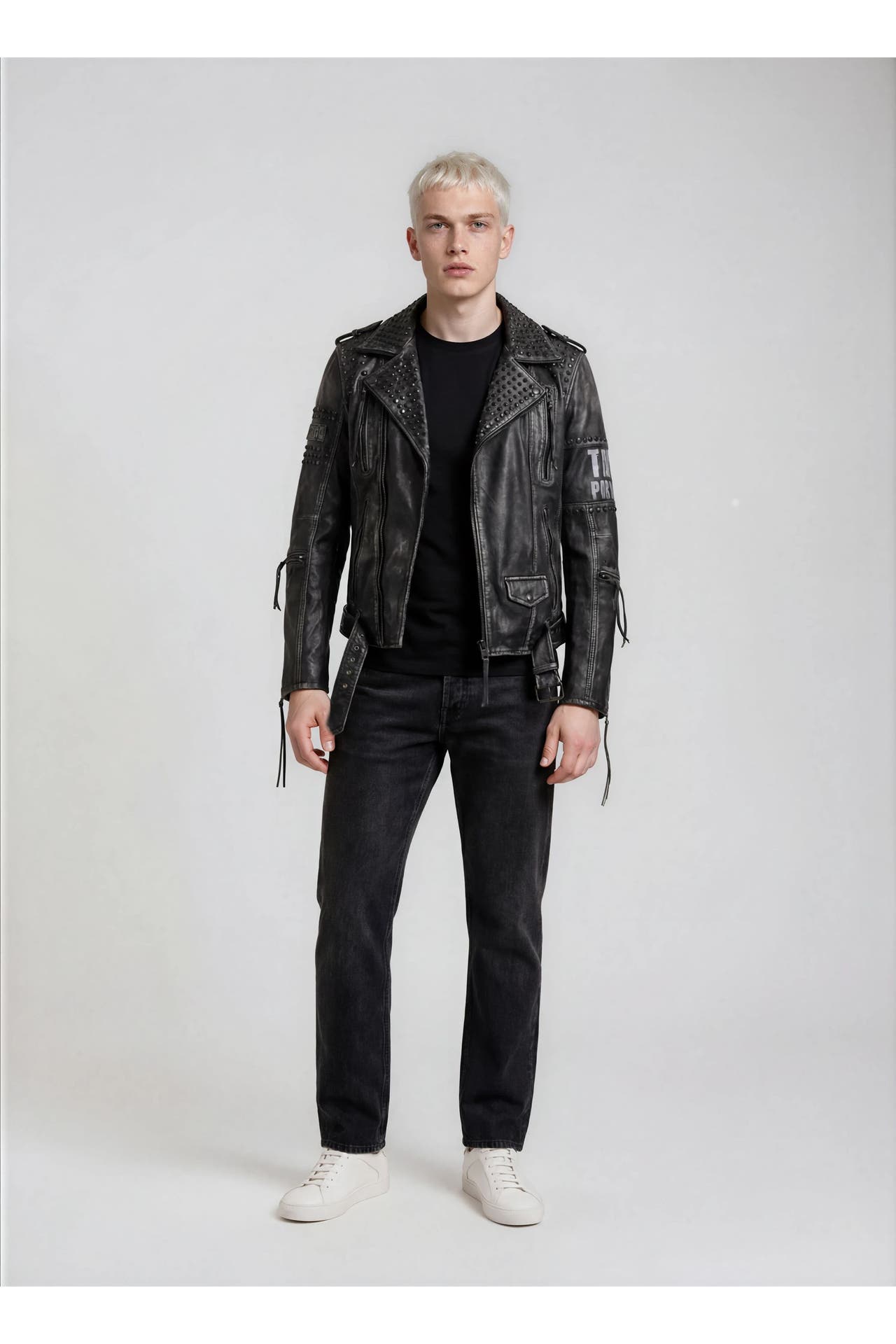TRUEPRODIGY Lederjacke Dwayne Schwarz, Bild 1