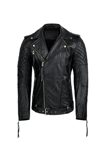 TRUEPRODIGY Lederjacke Simba Schwarz