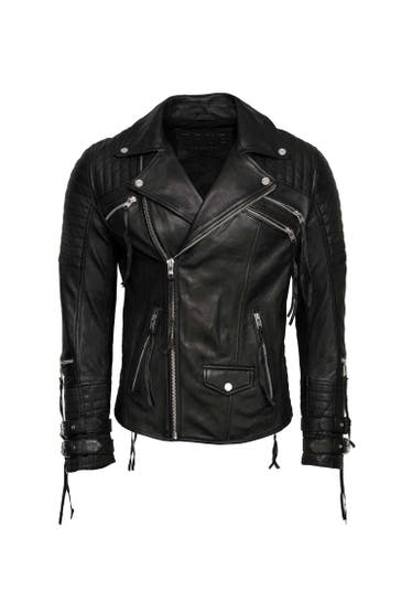 TRUEPRODIGY Lederjacke Jackson Schwarz