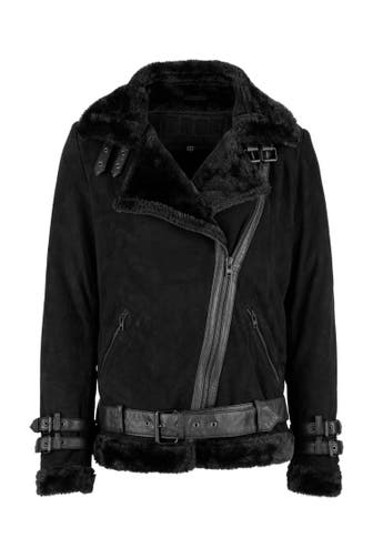 TRUEPRODIGY Lederjacke Aloy Schwarz