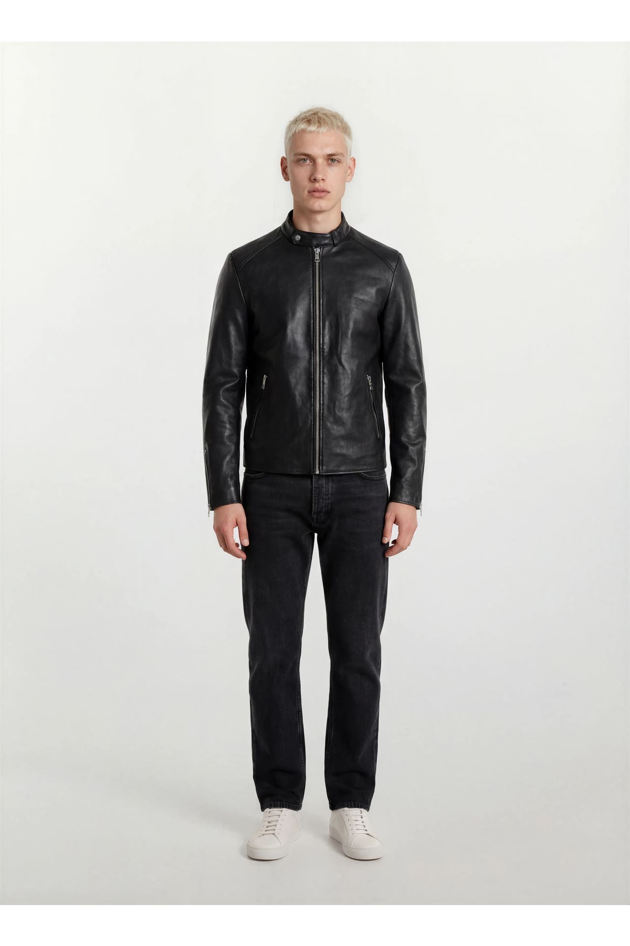 TRUEPRODIGY Lederjacke Jonas Schwarz, Bild 1