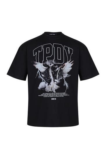 TRUEPRODIGY T-Shirt Yuki F Schwarz