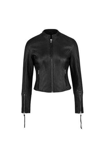TRUEPRODIGY Lederjacke Vega Schwarz