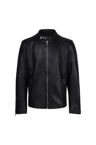 TRUEPRODIGY Lederjacke Jonas Schwarz