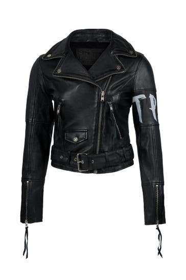 TRUEPRODIGY Lederjacke Laila Schwarz