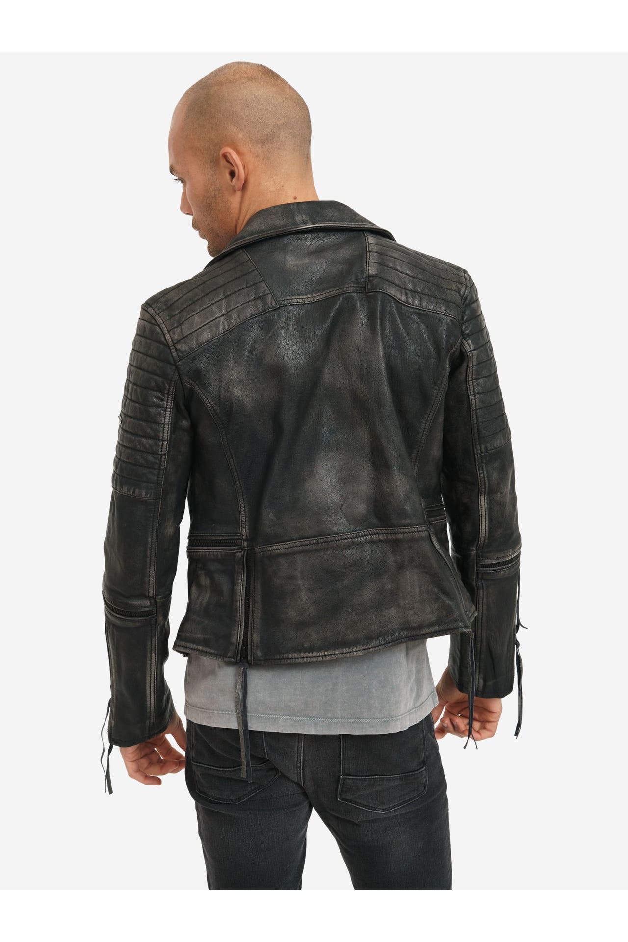 TRUEPRODIGY Lederjacke Bryan Schwarz, Bild 1