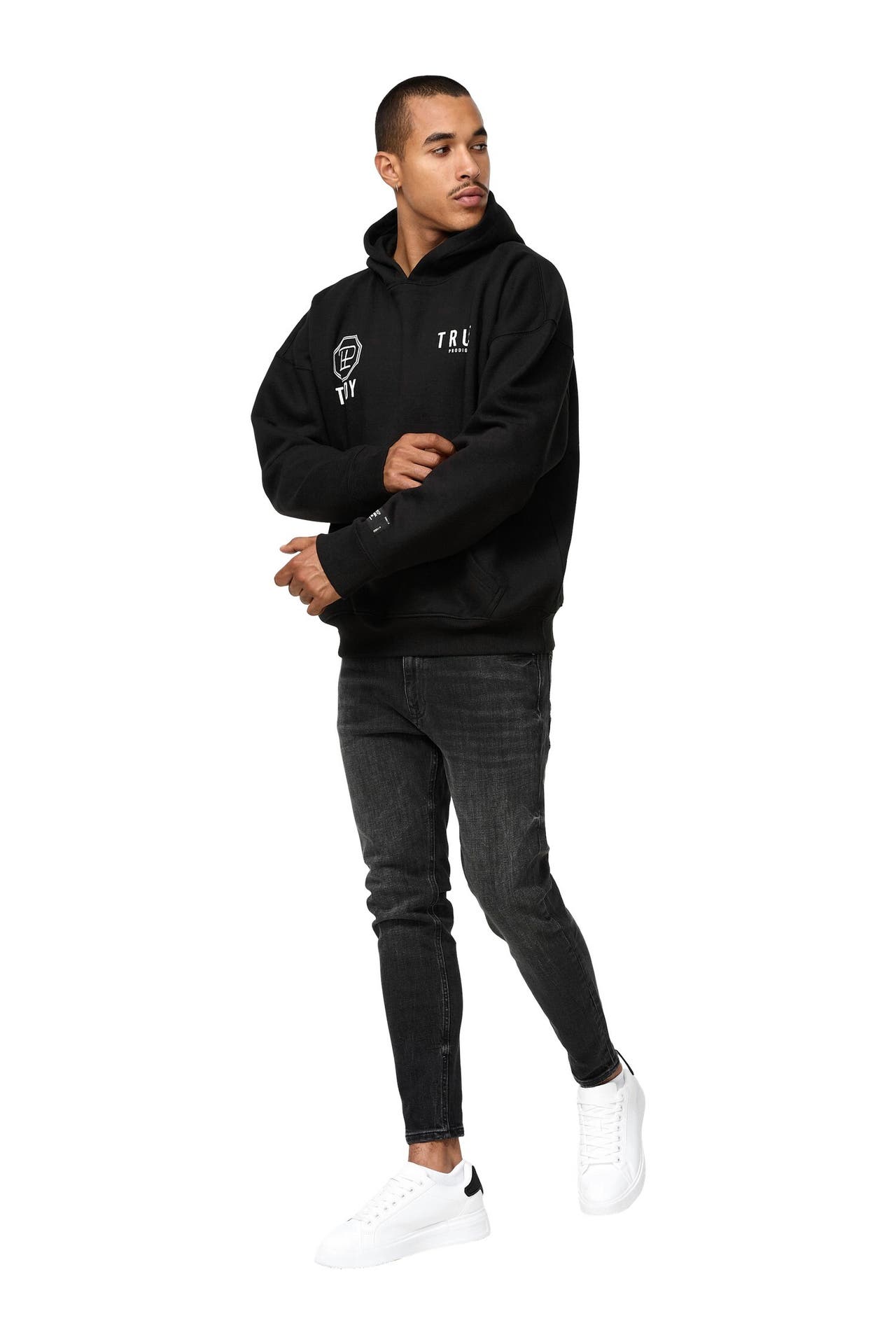 TRUEPRODIGY Hoodie Aaren Schwarz, Bild 1