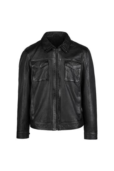 TRUEPRODIGY Lederjacke Jax Schwarz