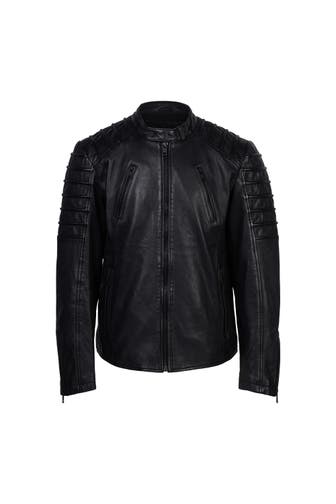 TRUEPRODIGY Lederjacke Dash Schwarz