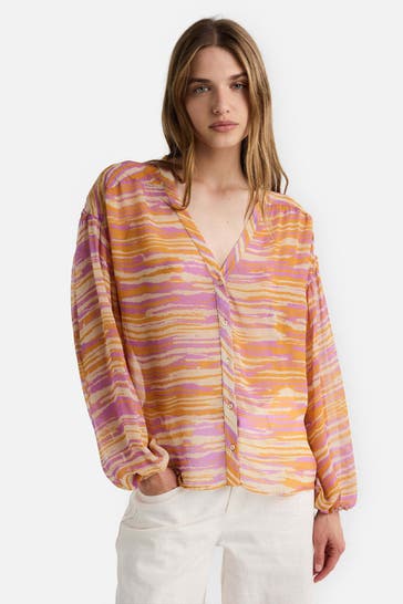KIEFERMANN Casual-Bluse Riccardina colored zebra