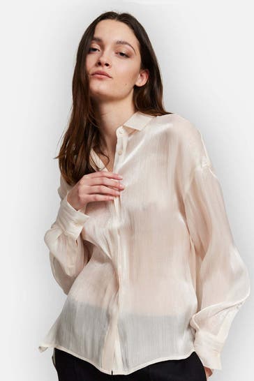 KIEFERMANN Casual-Bluse Bijou white wash