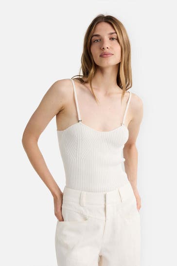 KIEFERMANN Strickshirt Tedessa white