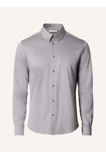 KIEFERMANN Business-Hemd Piuss steel Modern Fit