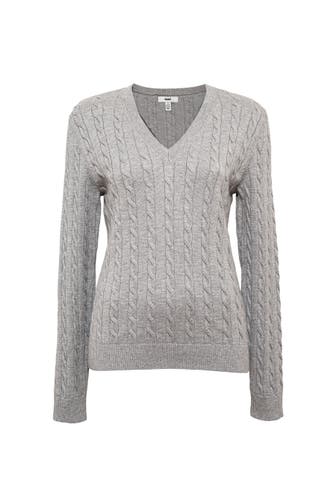 MAVI Sweatshirt V-NECK SWEATER Mid Grey Melange