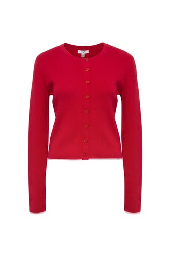 MAVI Strickjacke BUTTON FRONT CARDIGAN Chinese Red