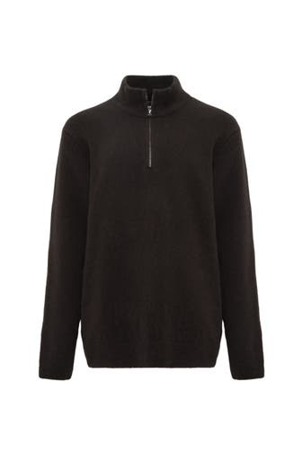 MAVI Sweatshirt HALF ZIP SWEATER Ganache