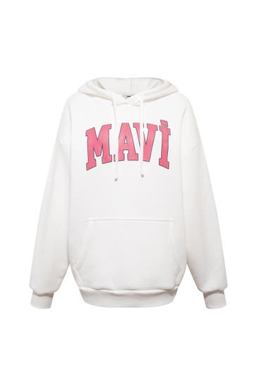 MAVI Hoodie Antique White
