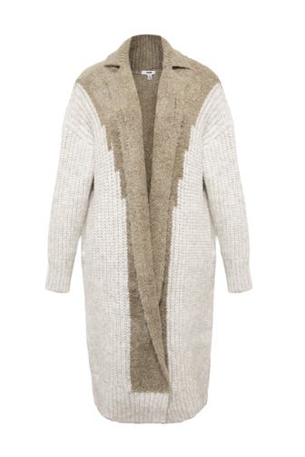 MAVI Strickjacke CARDIGAN Silver Sage Stripe