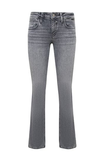 MAVI Jeans BELLA MID-RISE Lt Smoke STR Flared