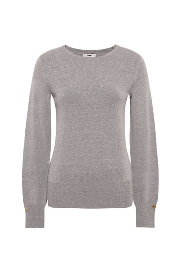 MAVI Sweatshirt CREW NECK BASIC SWEATER Light Grey Melange