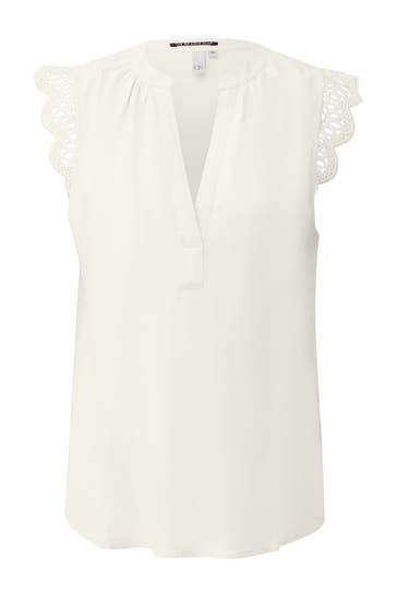 QS BY S.OLIVER Blusenshirt 0200_creme