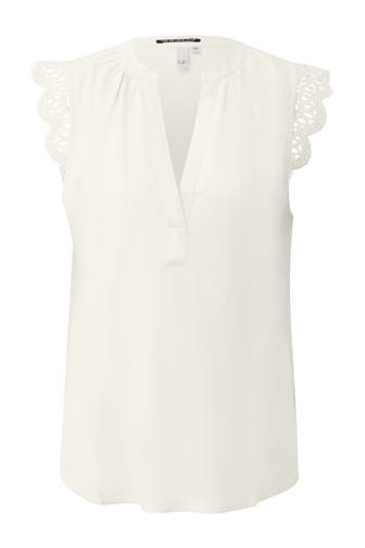 QS BY S.OLIVER Blusenshirt 0200_creme