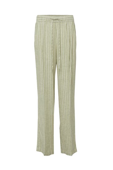 S.OLIVER Stoffhose 79H0_olivgrün Wide/ Loose Fit