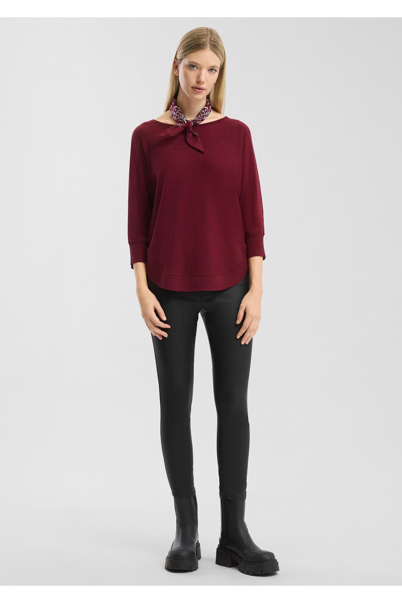 QS BY S.OLIVER Pullover 3900_bordeaux, Bild 1