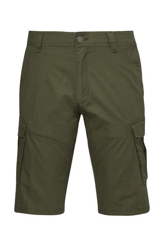 S.OLIVER Short FILE 7938_olivgrün Tapered