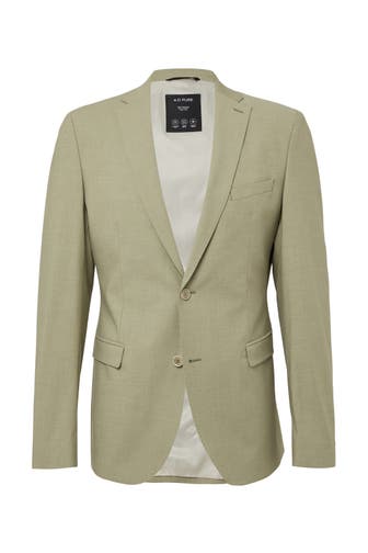 S.OLIVER Casual-Sakko S.OPURE 77W1_olivgrün Slim Fit