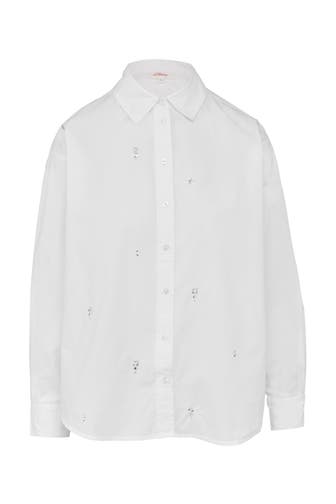 S.OLIVER Casual-Bluse 0100_weiß
