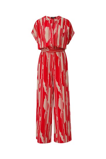 COMMA, Jumpsuit 30A1_preiselbeere Tapered