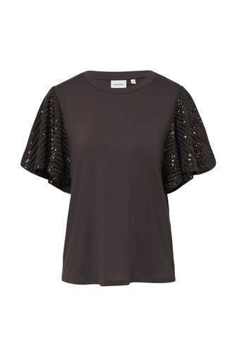 COMMA, T-Shirt 8940_braun
