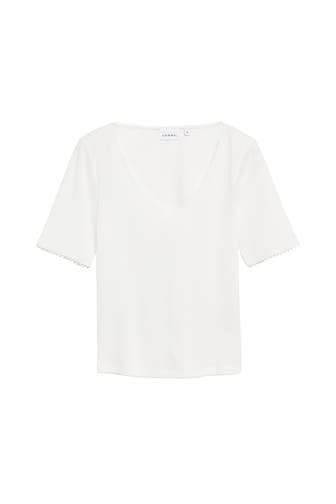 COMMA, T-Shirt 0120_weiß