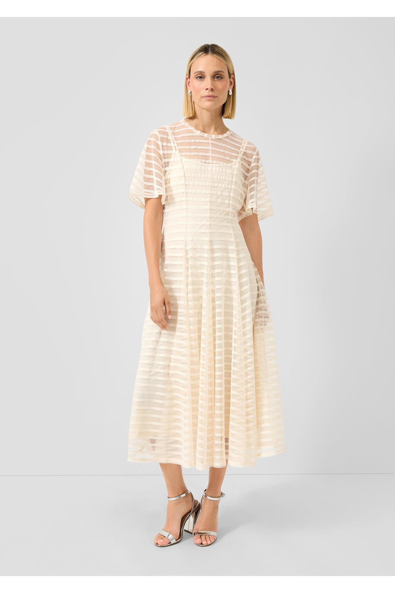 S.OLIVER Midikleid 0406_helles beige, Bild 1