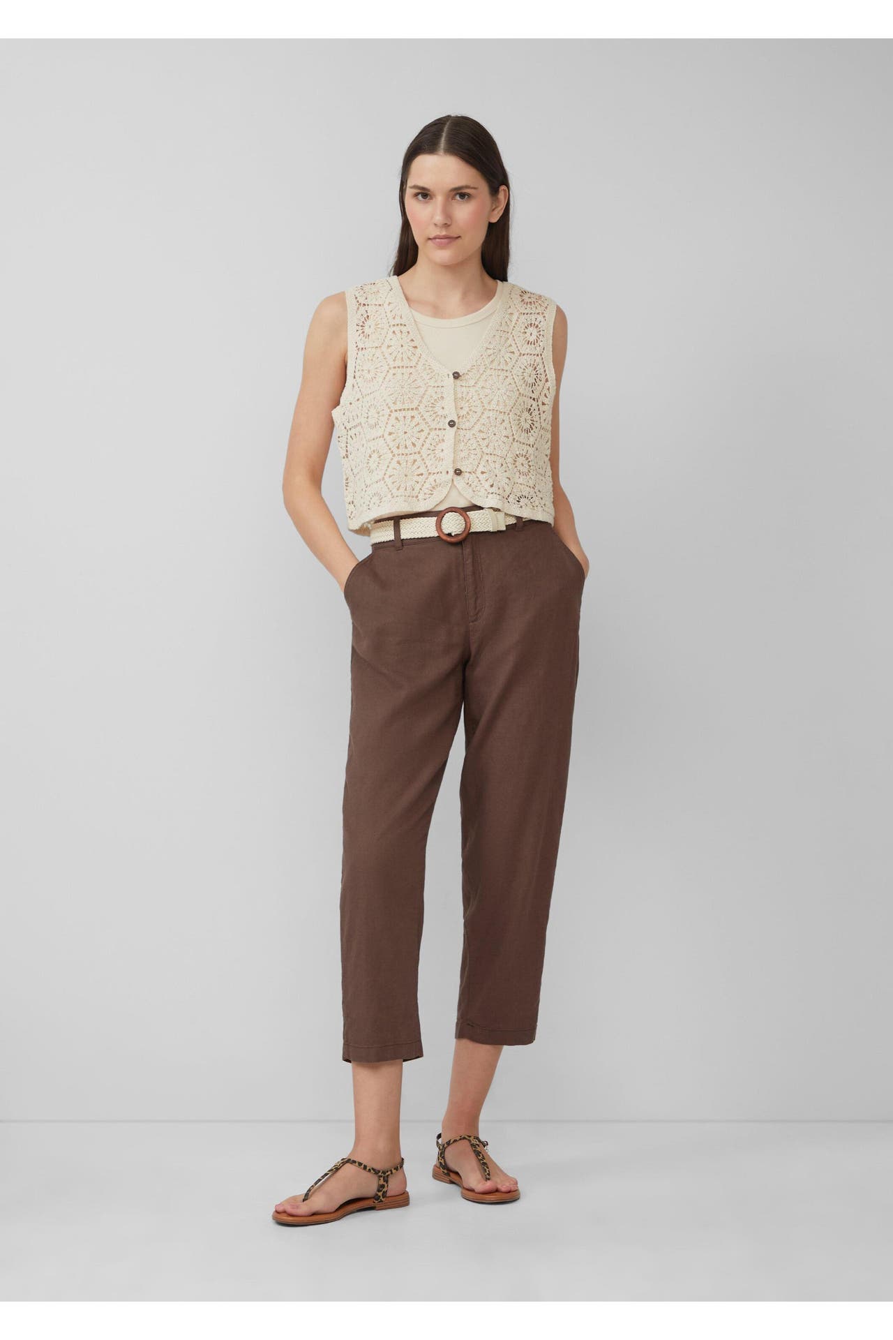 S.OLIVER Stoffhose 8828_mokka Tapered, Bild 1
